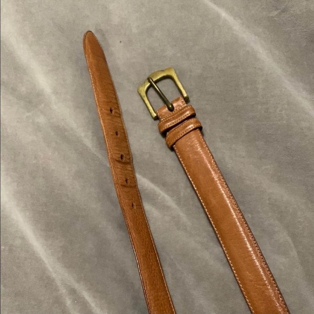 Dooney & Bourke Tan Classic Leather Belt EUC